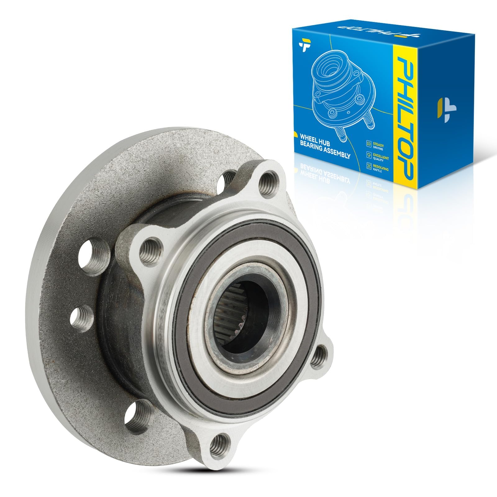PHILTOP 513309 x1 Front Wheel Bearing Hub Assembly for Mini Cooper
