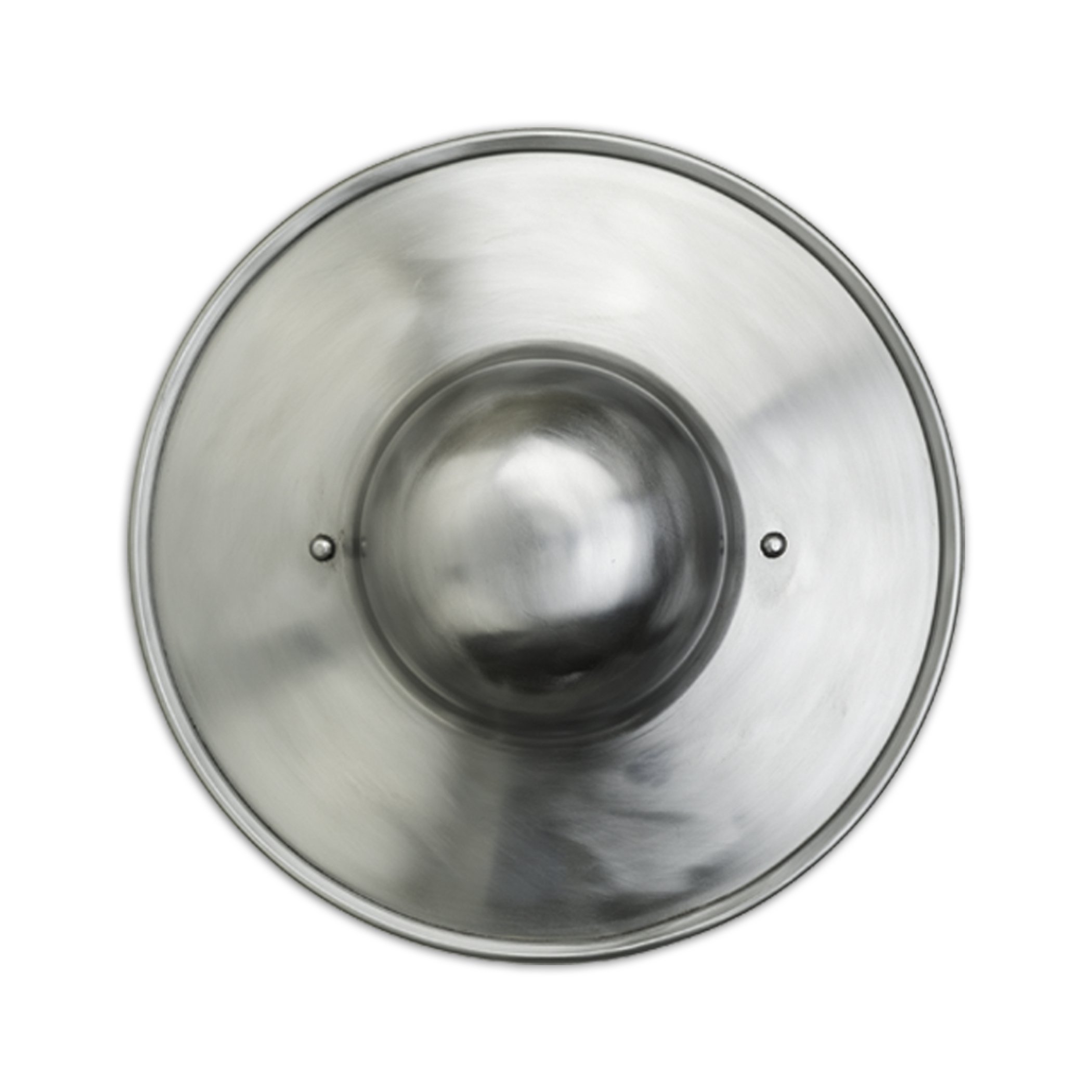 GDFBLarge Dome Plain Buckler with Handle 18" Diameter, 14 GA, Multi