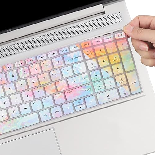 Vista 18 de Cubierta de teclado para portátil de 15.6 HP 15-dw 15-dy 15-ef 15-da/db/bs 15-dy5033dx 15-dy5073dx 15-dy5113dx dy2073dx 15-dw3033dx 15-ef2130wm Rosa