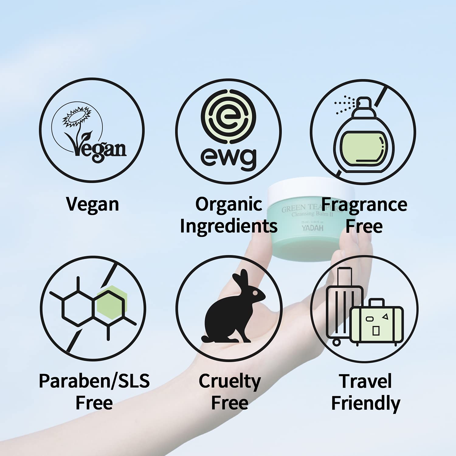YADAH Green Tea Cleansing Balm 2 Mini (25ml) Green Tea Cleansing Balm 2 Mini (25ml)
