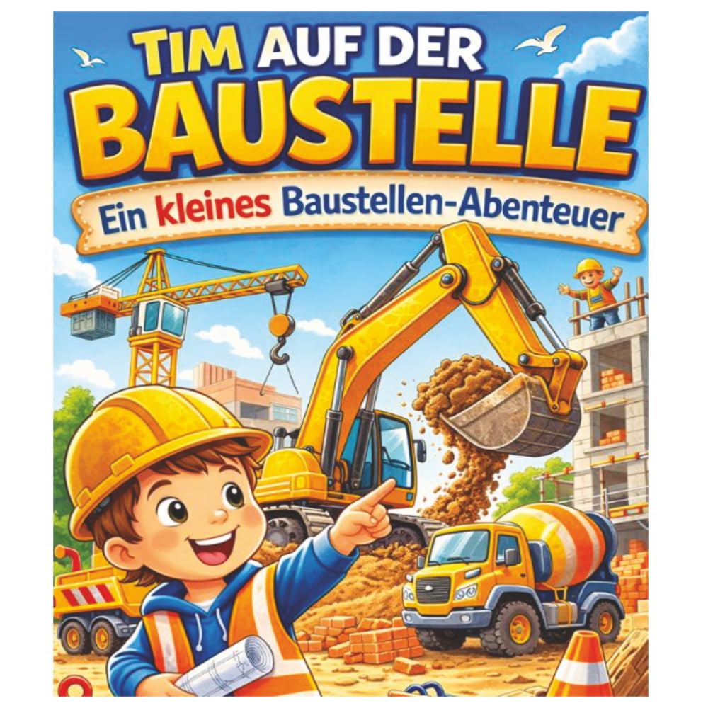 Tim und die große Baustelle: Eine spannende Kinder-Geschichte über Bagger, Kräne und Bauarbeiter (Tim entdeckt die Welt)