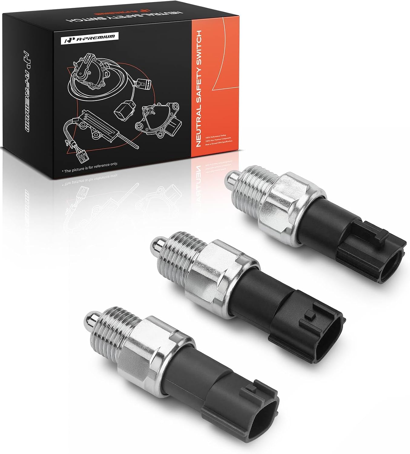 A-Premium Neutral Safety Switch Compatible with Nissan Frontier 2007-2020, Pathfinder 2005-2014, Armada 2005-2015, Xterra 2007-2014, Pathfinder Armada 2004 & Infiniti QX56 2007 2009 2010