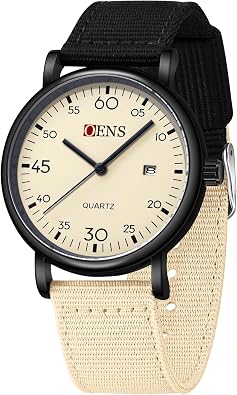findtime Military Watches for Men Waterproof Field Watch Tactical Wrist Watches Rugged Sports Watch with Tough Nylon Strap Easy to Read