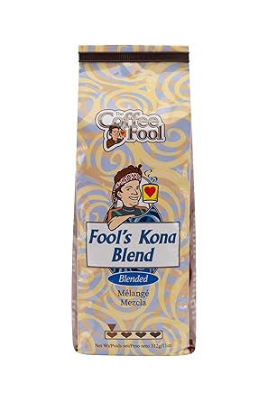 Coffee Fool's Kona Blend Whole Bean
