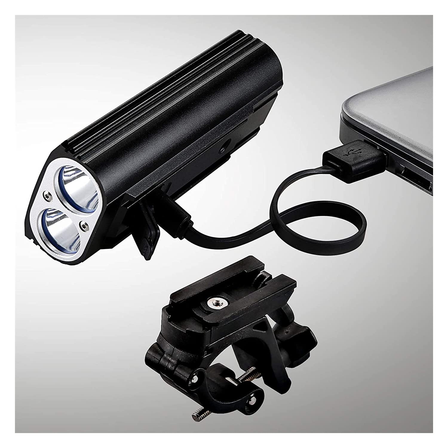 Ensemble de feux avant et arrière de vélo, Charge USB, phare