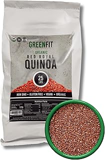 Greenfit Royal Organic Red Quinoa | Non-GMO, Gluten-Free, Vegan, and Org...