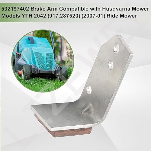 Miniatura 6 de 532197402 & 532199478 Juego de brazos de freno para Husqvarna AYP Craftsman cortacésped YT16542T YT1942 YTH2042, número de pieza 532199470 197402