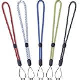 YOUOWO Wrist Colored Lanyard Reflective Hand Srap Lanyards 5 Pack,For Flashlight Outdoor Portable Water Cup USB Phone Key ID Card