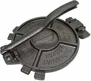 10'' Heavy Duty Cast Iron Tortilla Press Roti Maker Flour Corn Tacos Manual