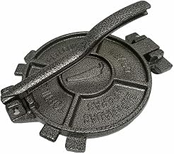 10'' Heavy Duty Cast Iron Tortilla Press Roti Maker Flour Corn Tacos Manual