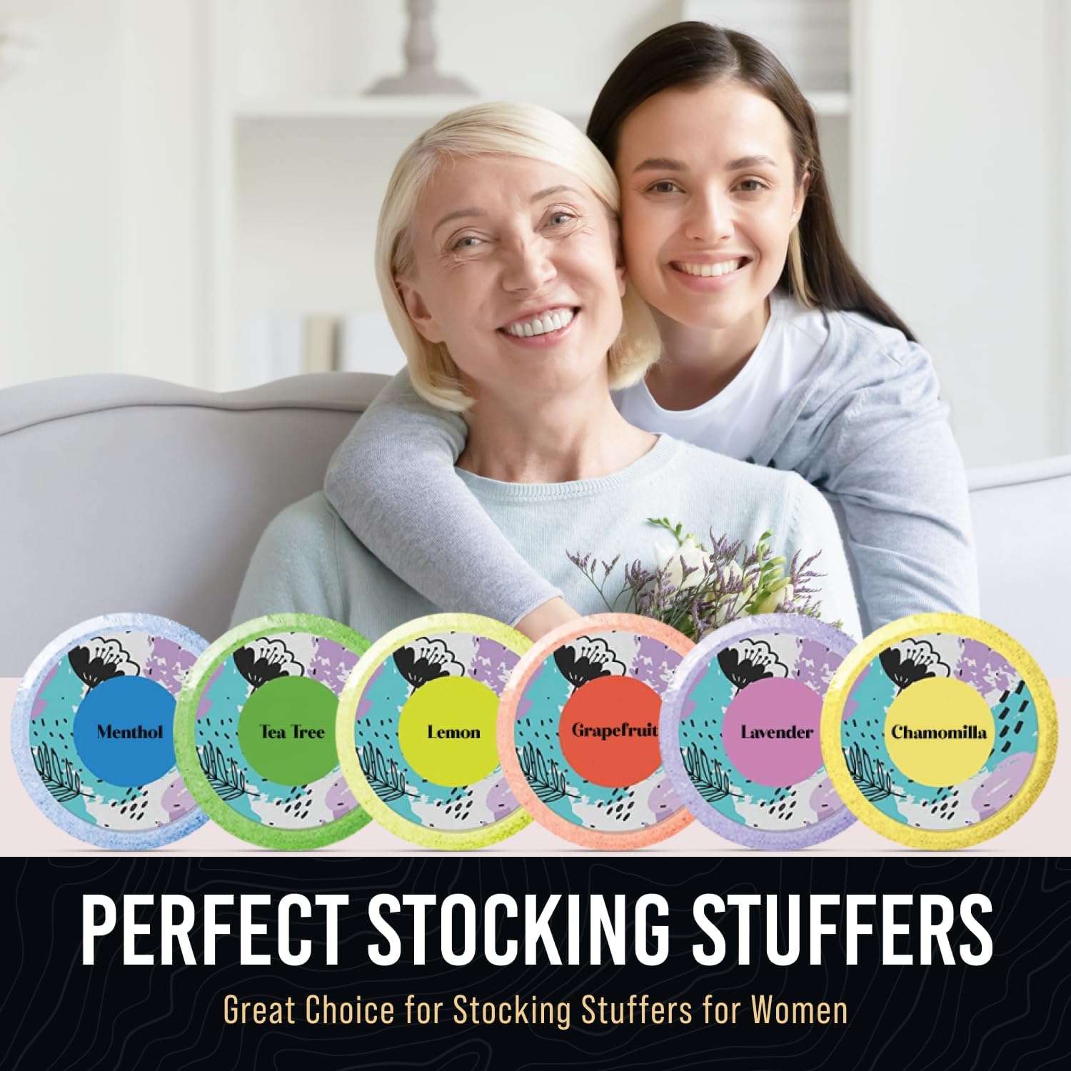 Valentines Day Gifts for Her - Shower Steamers Aromatherapy Gift Set - Valentines Gifts for Mom, Wife, Girlfriend, Grandma, Daughter - Natural Essential Oil Home Spa Self-Care - 10 Pack