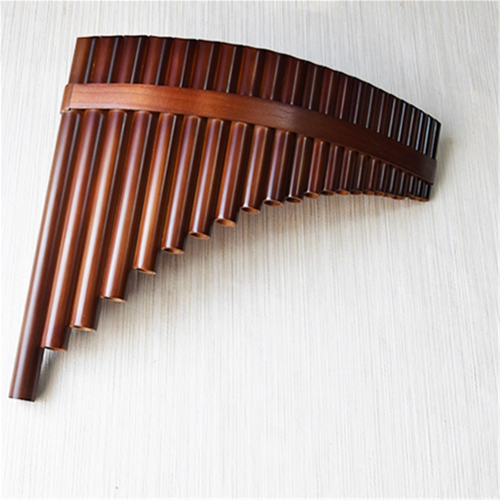 Pan Flute Instrument 22-pipe Pan Flute With Wooden Strips And Hoops G-tuned And C-tuned Professional Tuning(G,R)