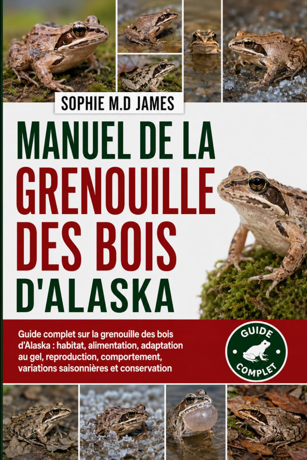MANUEL DE LA GRENOUILLE DES BOIS D'ALASKA: Guide complet sur la grenouille des bois d'Alaska : habitat, alimentation, adaptation au gel, reproduction, comportement, variations saisonnières et conservation