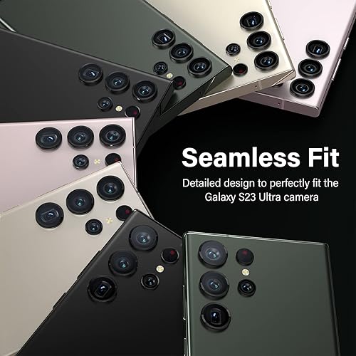 Miniatura 6 de BAZO Protector de lente de cámara para Samsung Galaxy S23 Ultra, accesorios de vidrio templado, protector de lente de cámara para Samsung Galaxy S23