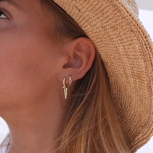 Miniatura 3 de MYEARS Women Huggie Earrings Gold Hoop 14K Gold Filled Small Simple Handmade Hypoallergenic Everyday Jewelry