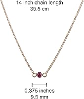 Vista 57 de Gargantilla de piedra natal – Regalo de cumpleaños, regalo para niña, mujer, amiga, hija, esposa, mamá, ella, joyas de piedras preciosas para uso