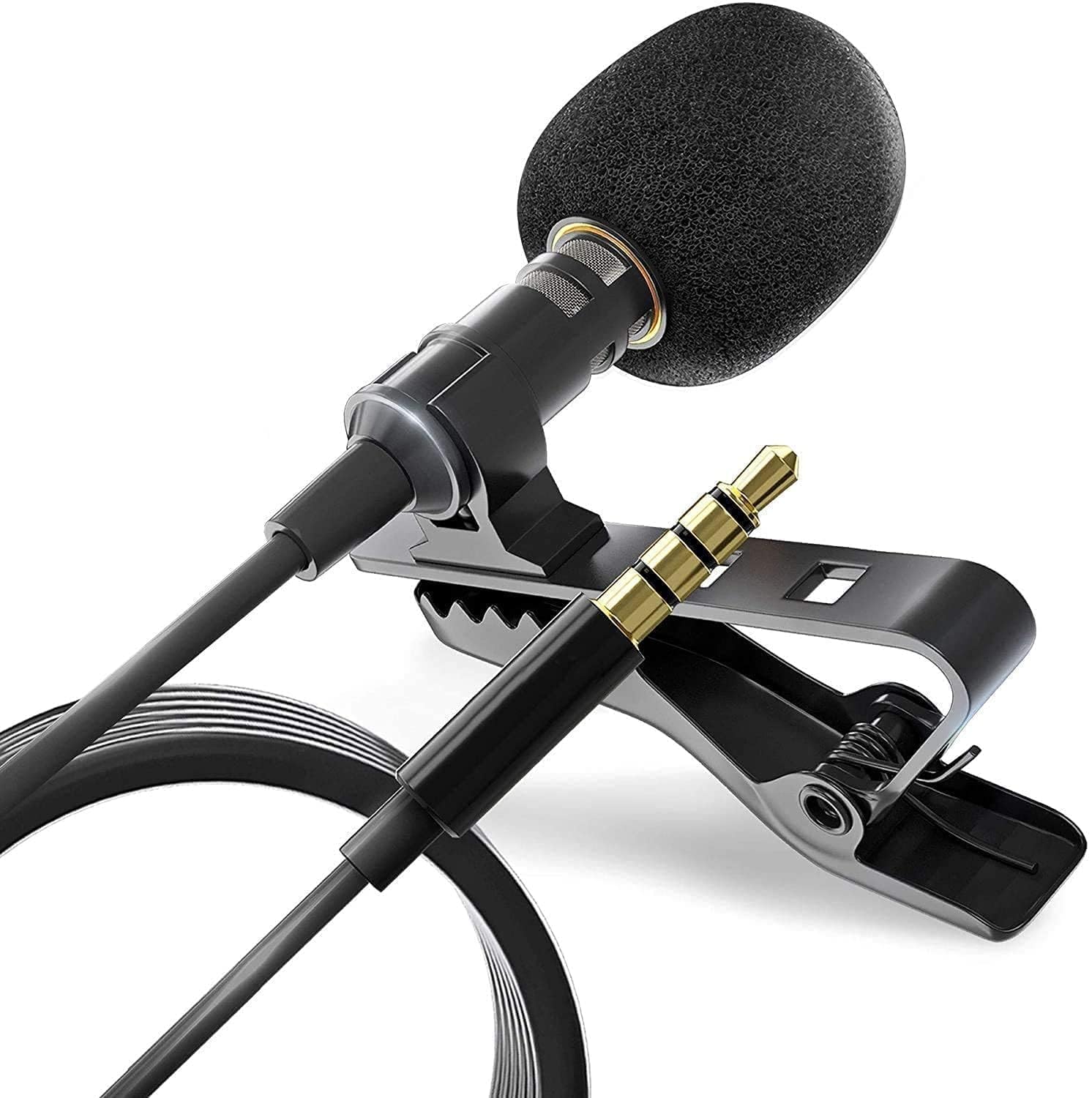 DDLC 3.5mm Wired Lapel Microphone for Video Recording | Mini Mike for Phone | Microphone for Recording | Smartphones | PCs & Laptops | Ideal for YouTube | Interviews| Vlogging | Podcasts (1.5M)-image-14