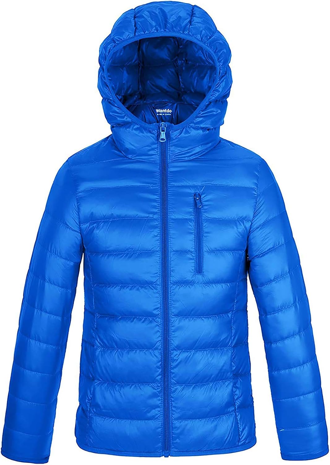 Wantdo Boy's Warm Winter Coat Ultra Lightweight Packable Down Jacket Hooded Outwear