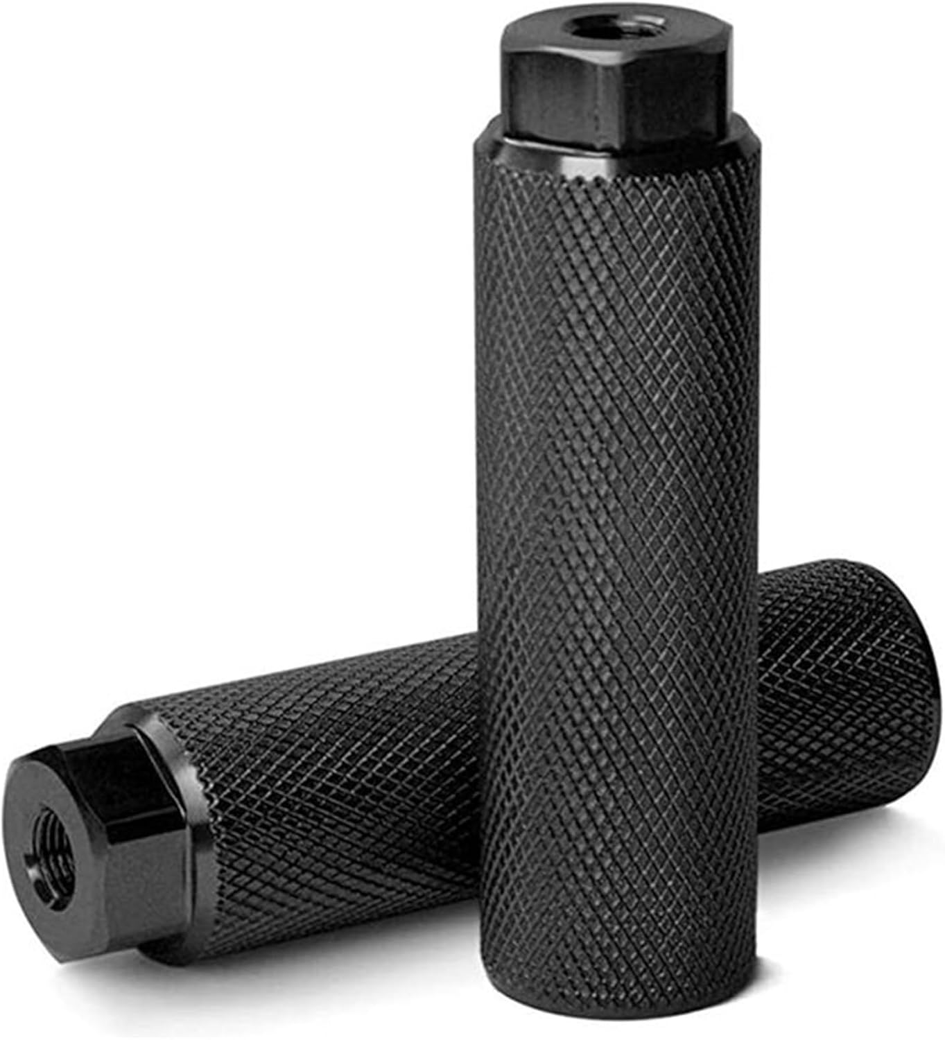 Bike Pegs 8pcs Bicycle Foot Pegs 100x28MM Aluminum Alloy Anti-Skid Lever Fit 38 Inch Axles