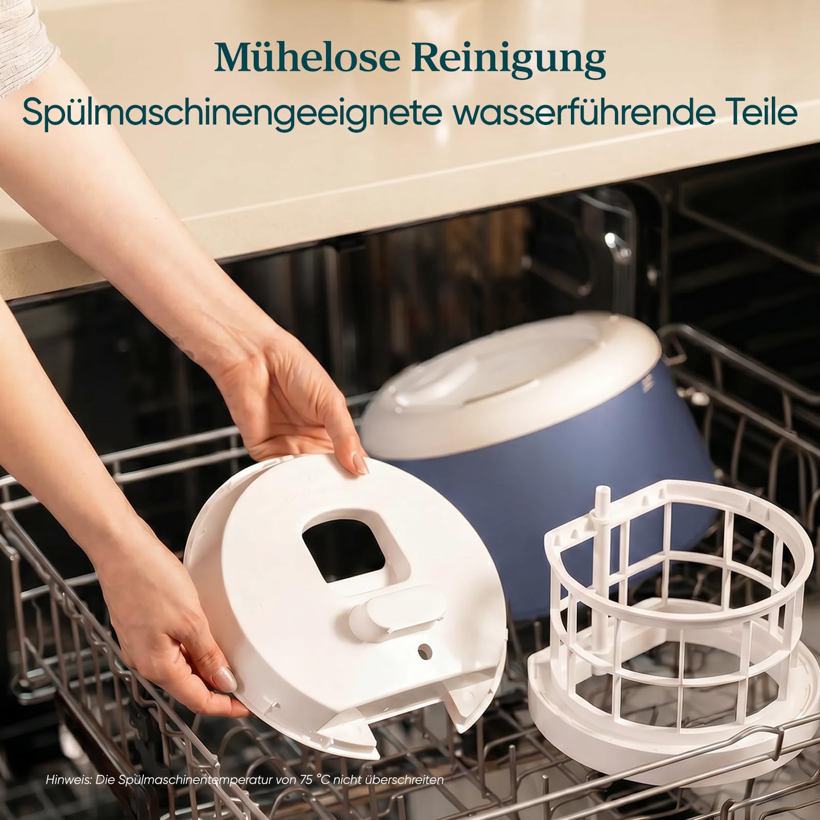Levoit Smart Luftbefeuchter, ab 19 dB Verdunster, kein weißer Staub, 4,5L | bis 55,7 m² für Schlafzimmer&Große Räume, Selbstreinigung und Spülmaschinenfest, Schimmelresistente & Langlebiger Filter