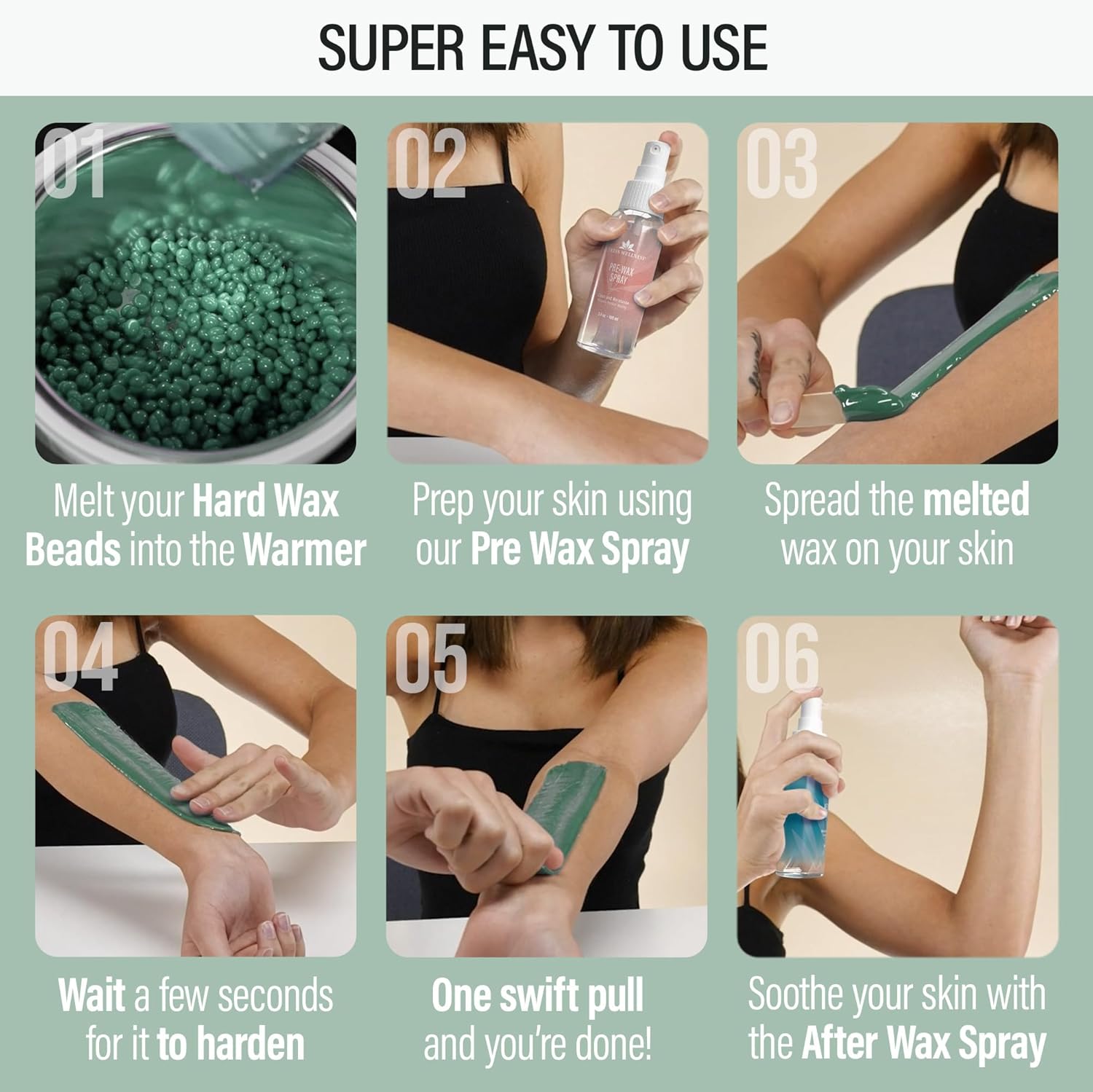 Tress Wellness Green Warmer Kit with Black Silicone Bowl