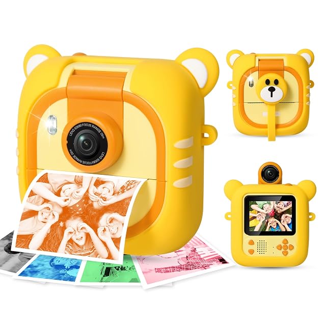 ARNSSIEN Camara Fotos Infantil Instantanea 2,4" Lente 180° Camara Infantil