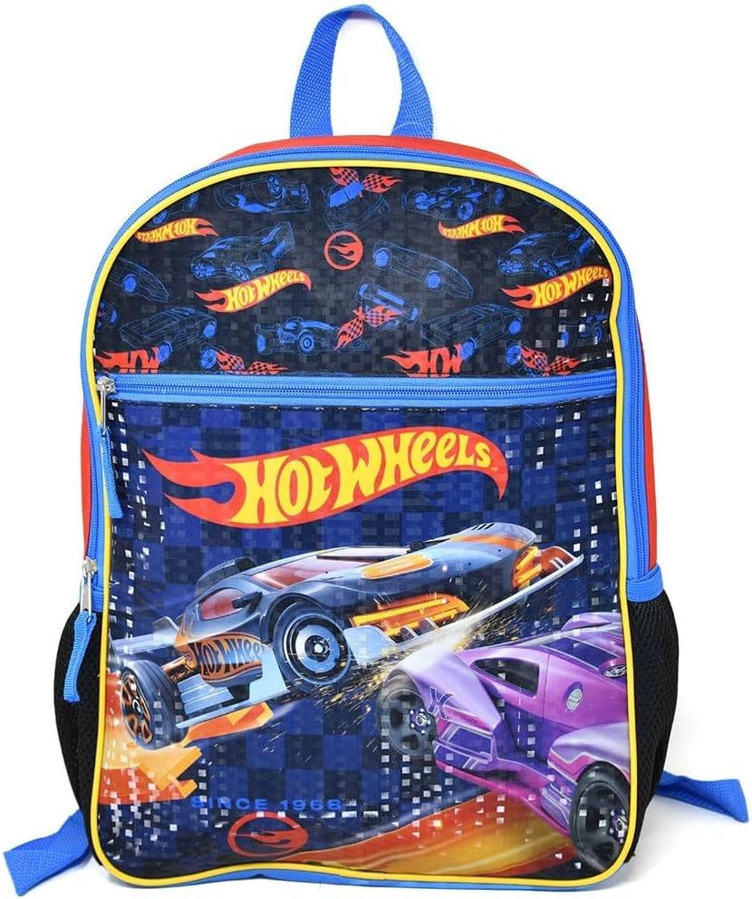 Bioworld Wheels 16 Kids Backpack Colorful