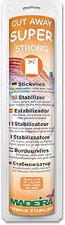 Madeira 20990220 Super Strong Cut Away Stabilizer, White