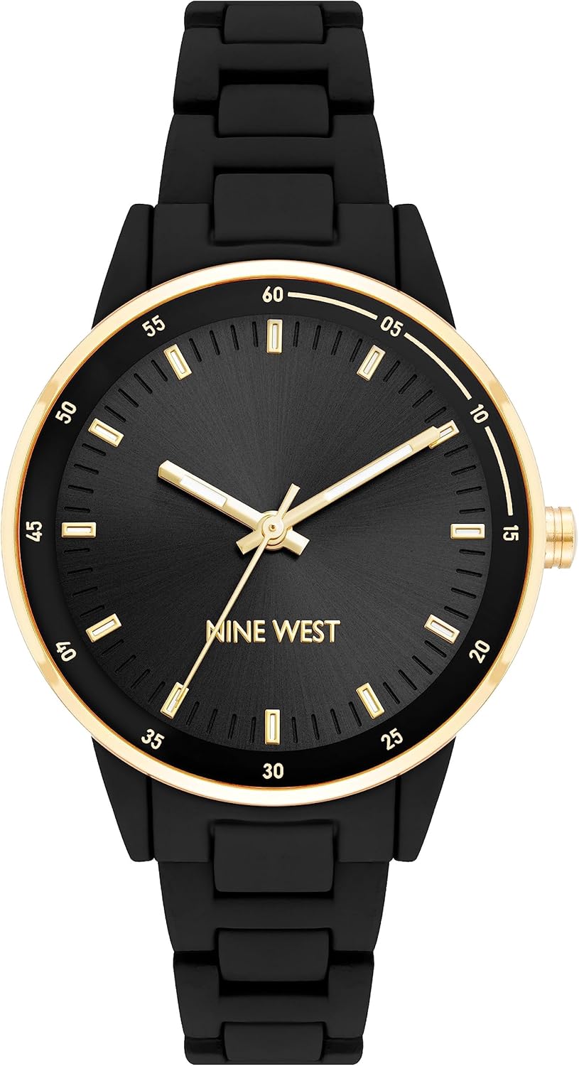 Nine West Women's Rubberized Bracelet Watch