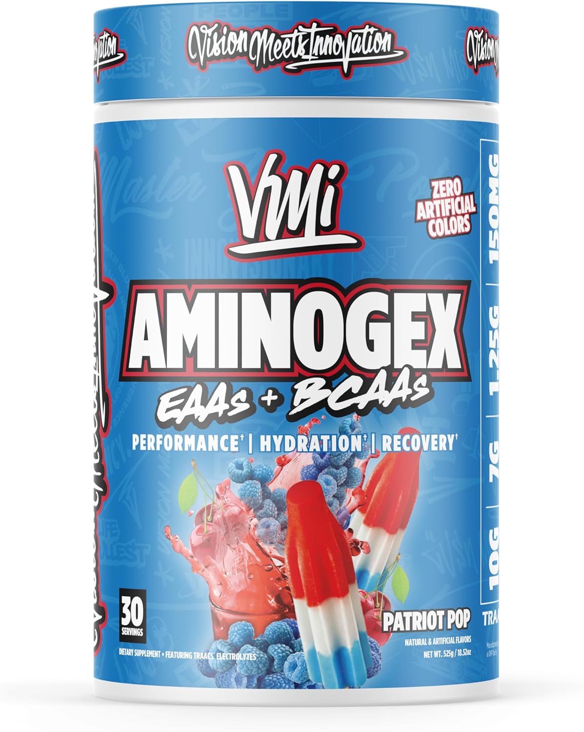 Aminogex Ultra | BCAA Powder | Amino Acids + Betaine and Glutamine | Amino Acid Post Workout Recovery Drink | Intra Workout Drink with Electrolytes | (30 Servings) (Watermelon, 18.2 Ounces)