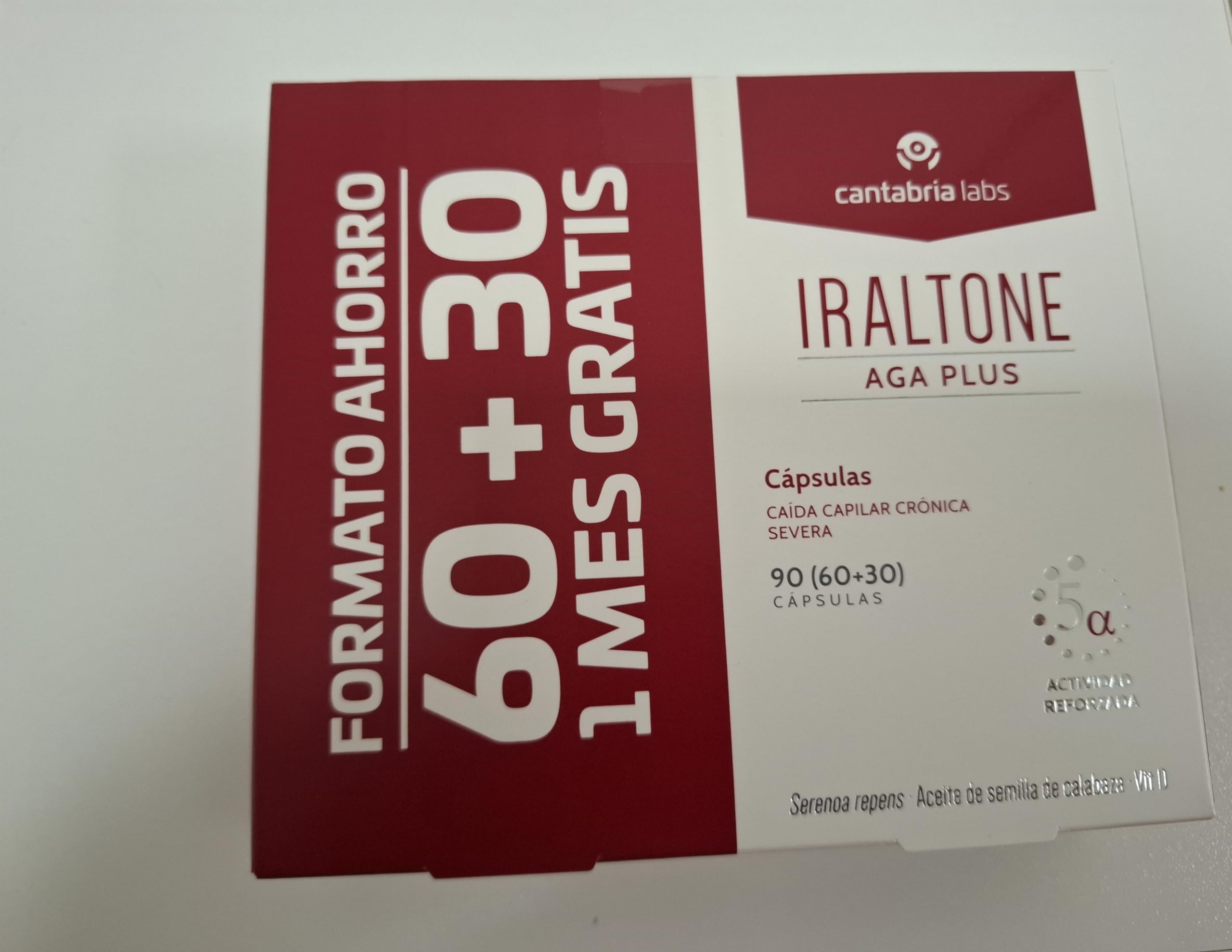 IRALTONE AGA PLUS 60+30 CAPSULAS