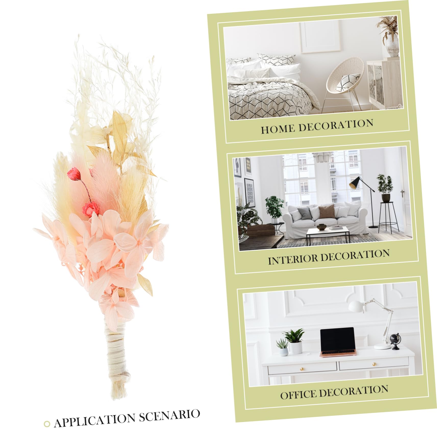 STOBAZA 2stücke Mini Trockenblumenstrauß Bundles Dried Flowers Für Kreative Deko Für Vasen Hochzeits Und Wohnraumgestaltung Pflegeleicht Natürliche Farben Bastelmaterial