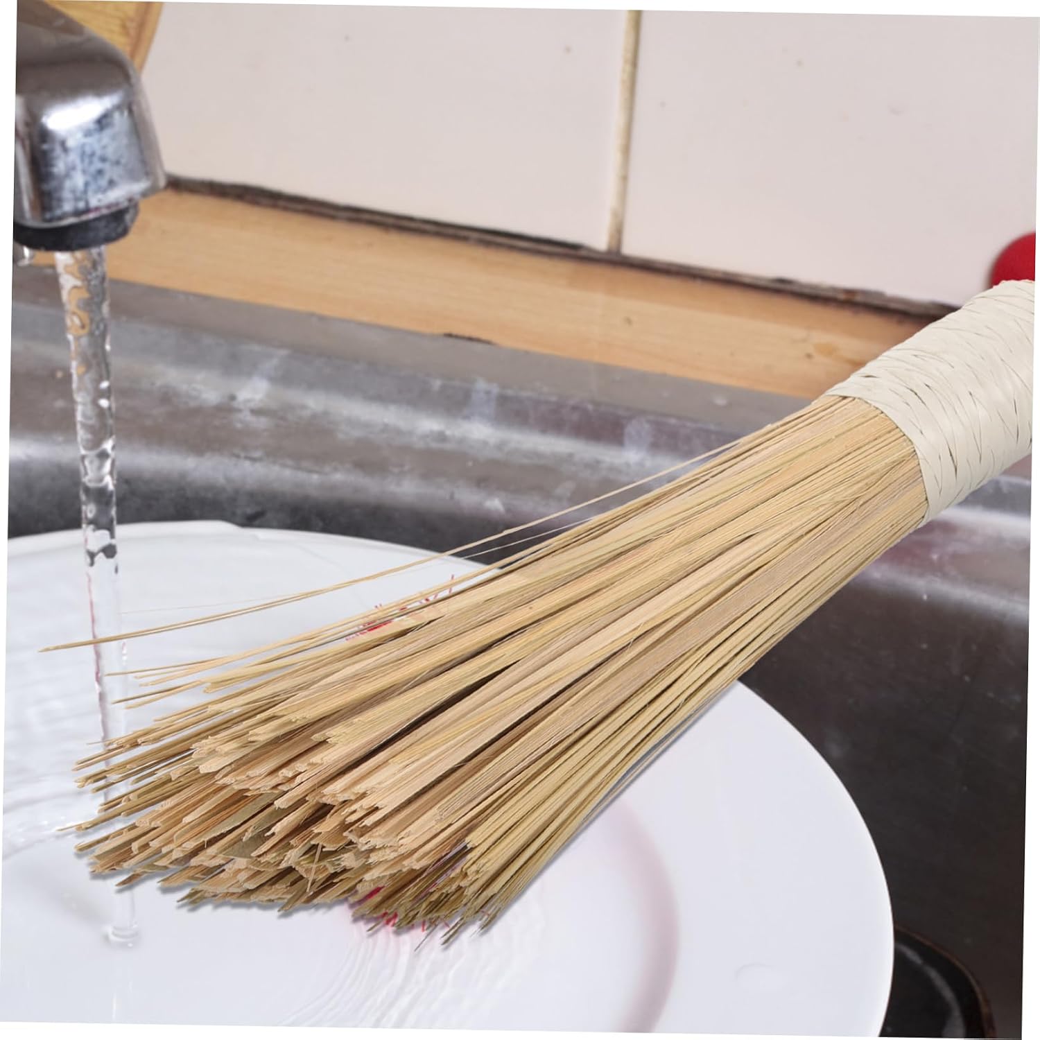 2pcs Kitchen Wok Cleaning Brush Practical Dish Cleaning Tools for Pots and Pans Supply