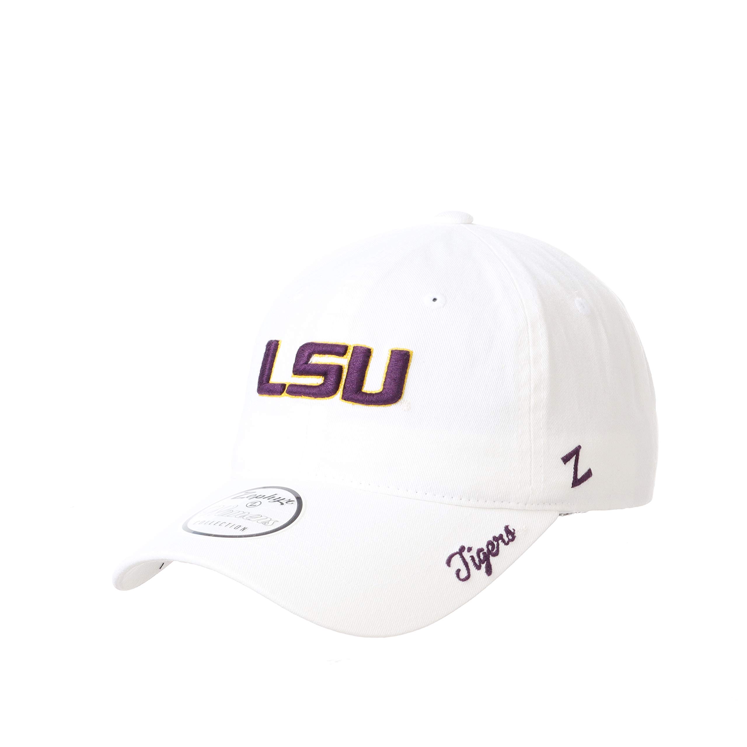 ZHATS NCAA Womens Adjustable Scholarship Hat Icon White