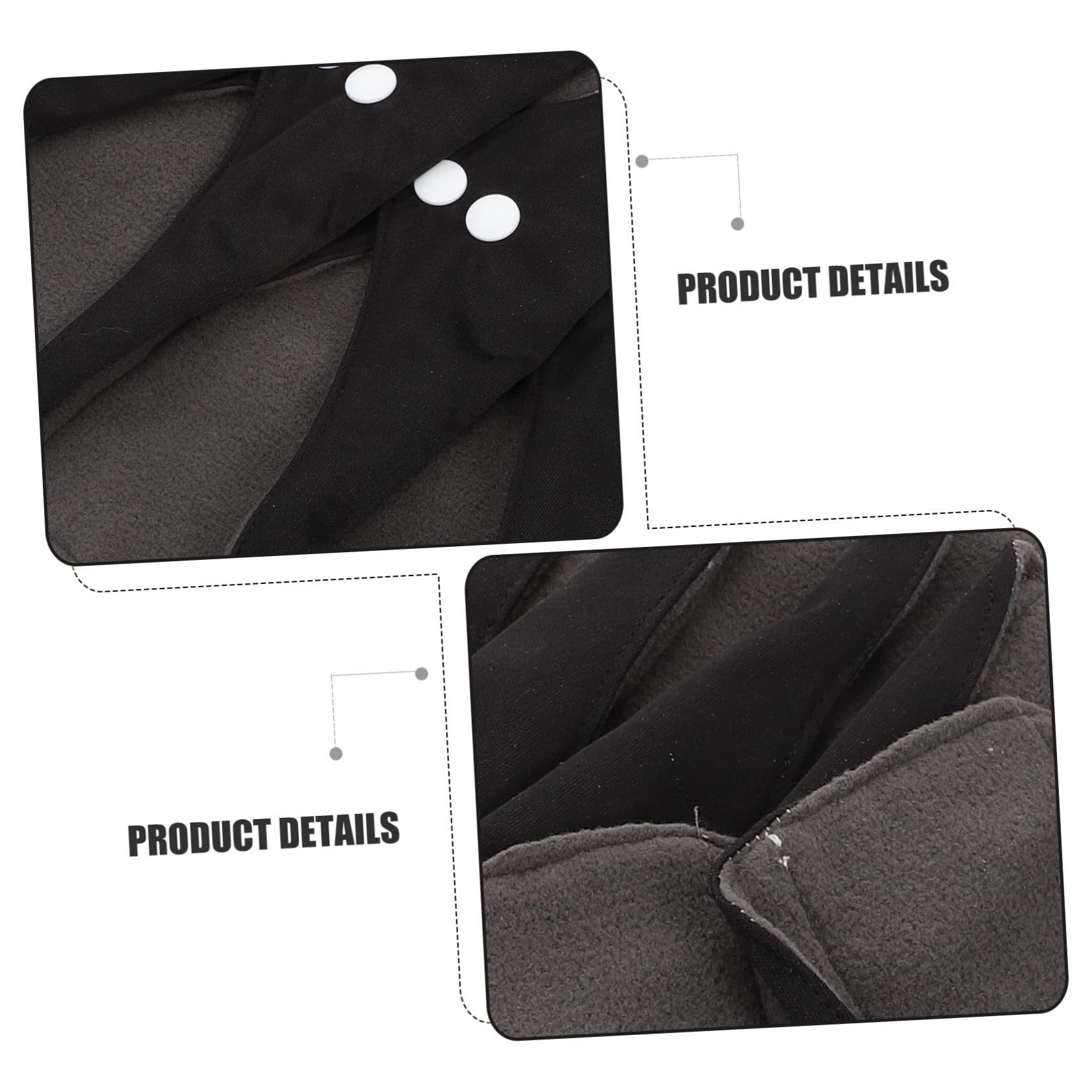 Compresas Sanitarias Reutilizables para Mujer Talla con Botón y Bolsa de Almacenamiento Absorbentes y Lavables para Uso Período y Postparto Ecoamigables y Duraderas
