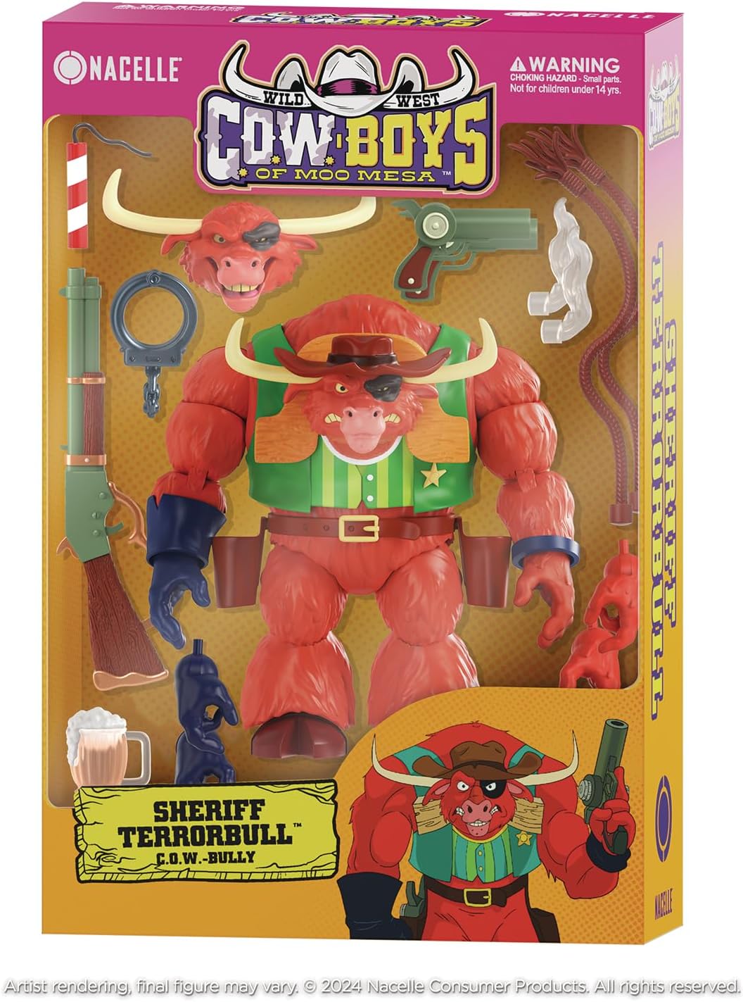 Nacelle Consumer Products C.O.W Boys of Moo Mesa: Sheriff Terrorbull Action Figure