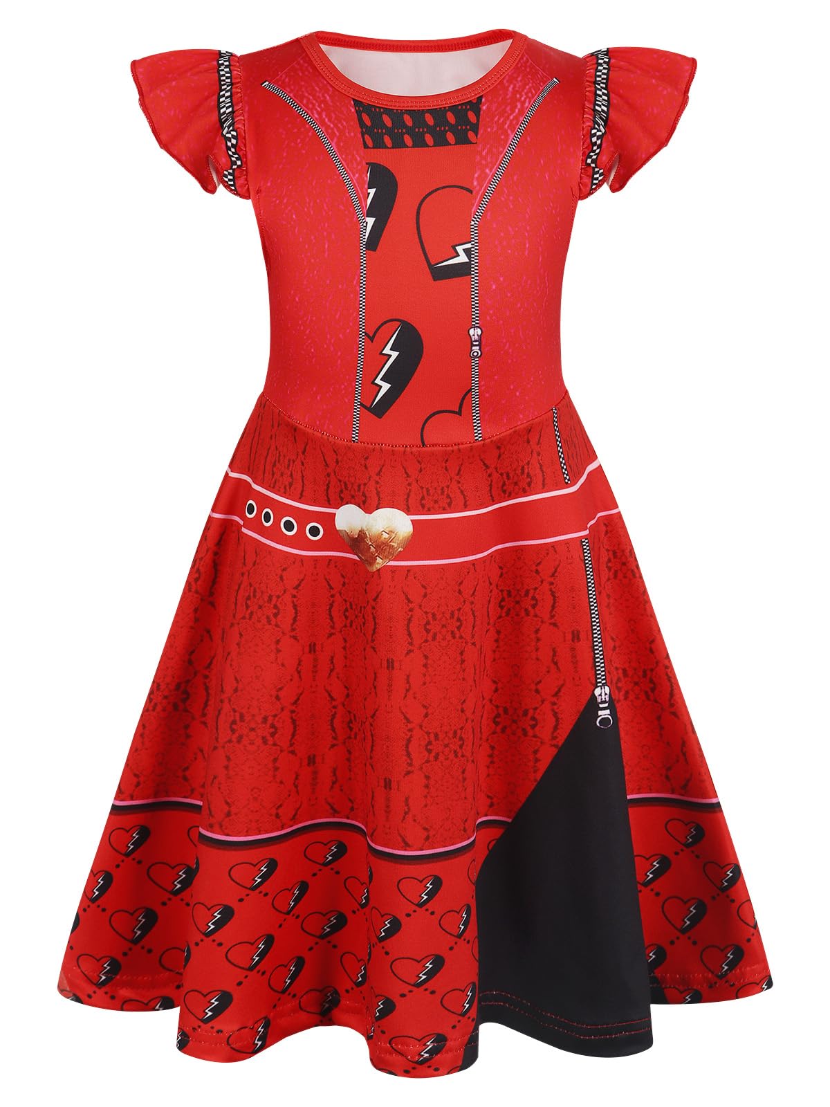 WonderBabe Girls Costume Princess Birthday Party Dress Kids Halloween Party Dress up Outfits