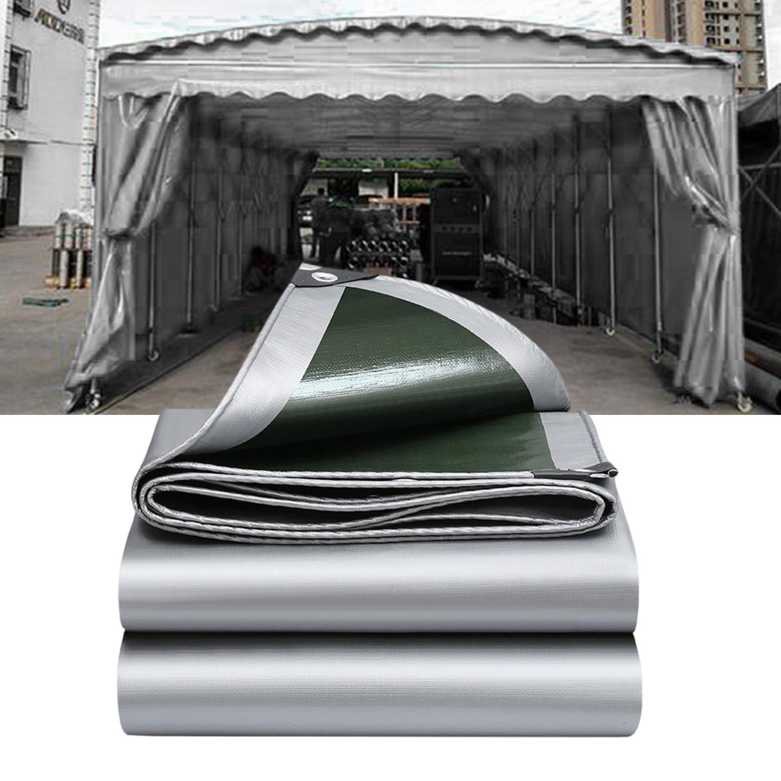 Protector de suelo extra ancho para acampar al aire libre, esencial para refugio al aire libre, protección contra la lluvia