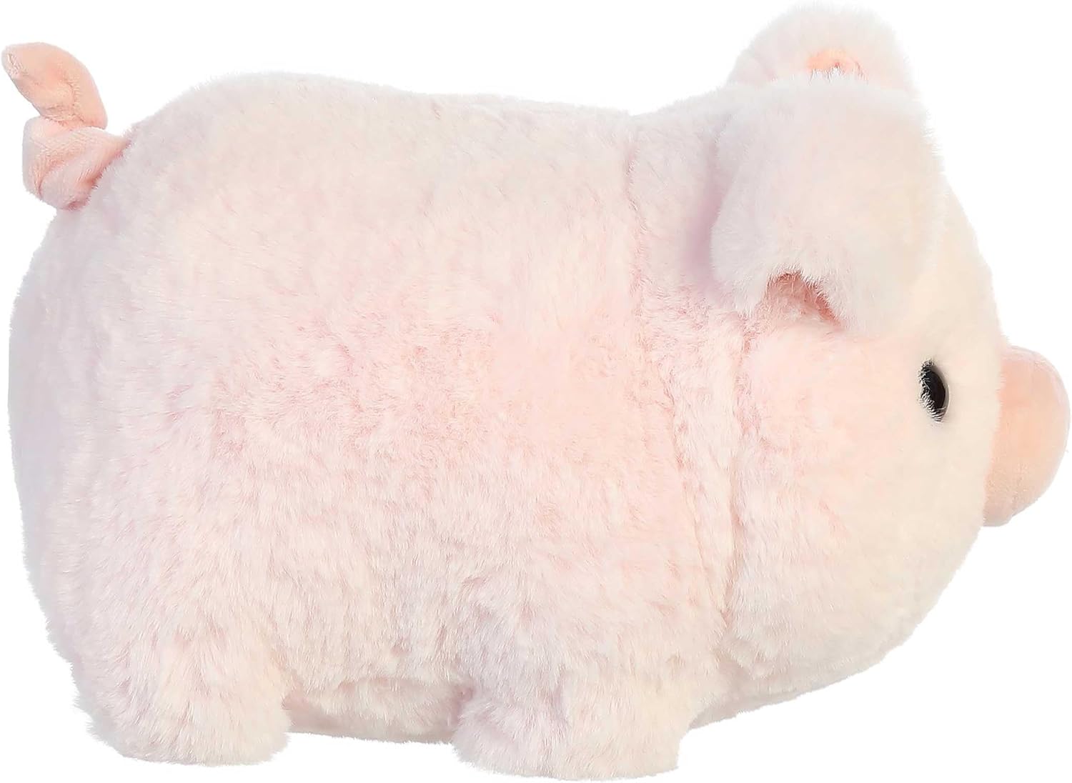 Aurora® Adorable Spudsters™ Cutie Pig Stuffed Animal - Round Shape Makes for Comforting Cuddles - Perfect for Kids All Ages and Animal Loving Adults - Pink 10.5 Inches