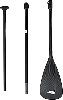 F2 SUP Carbon Paddel Touring 3-teilig 170-217cm Schwarz