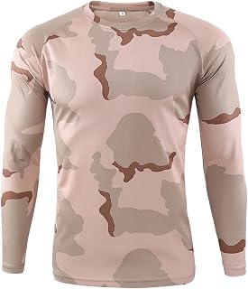 Mens Quick Dry Long Sleeve Tops, Compression Tops Base Layer Long Sleeve for Men T-Shirt Dry Fit Cooling Sport Tops, Fit Compression Shirt (Figure 13,XXL)