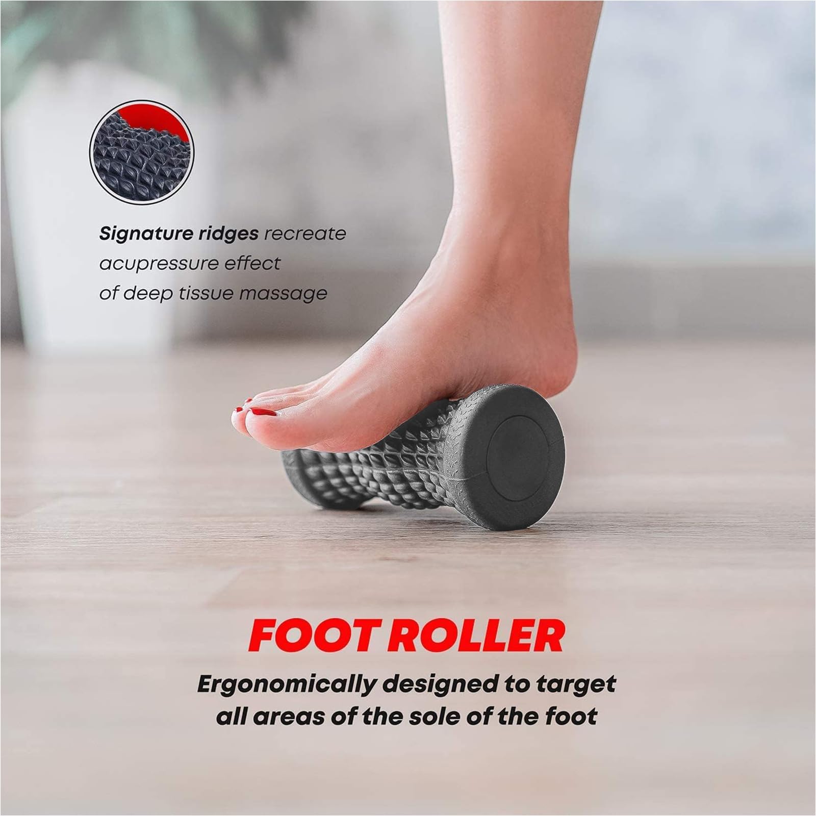 Ensemble De Rouleaux En Mousse, Rouleau De Massage 4 En 1, Colonne De Yoga Solide, Balle De Massage Des Pieds, Rouleau De Massage Portatif Pour La Relaxation Du Dos, Des Pieds Et Des Muscles