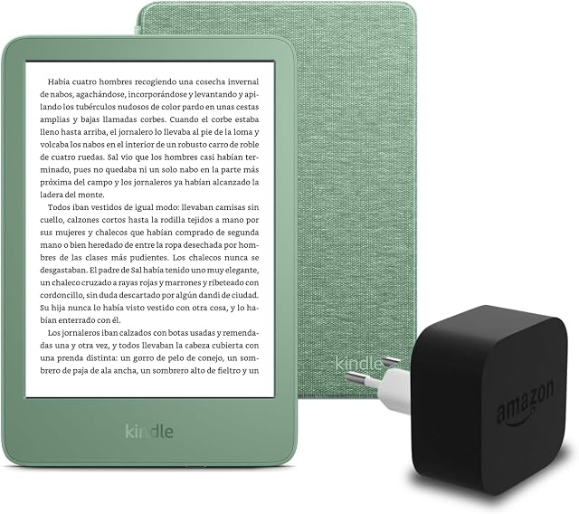Nuevo Kindle 2024 16 GB sin anuncios con funda y adaptador
