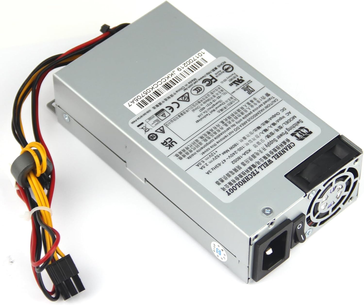 KSA-180S2 Switching Power Supply DC Output: 180W Max +52V 2.5A +12V 5.0A AC Input: 100-240V Compatible with CWT KSA-180S2 Power Supply
