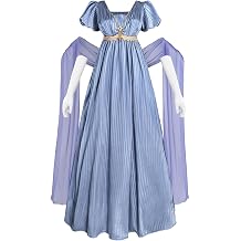NSPSTT Plus Size Empire Waist Tea Party Ball Gown Regency Dress