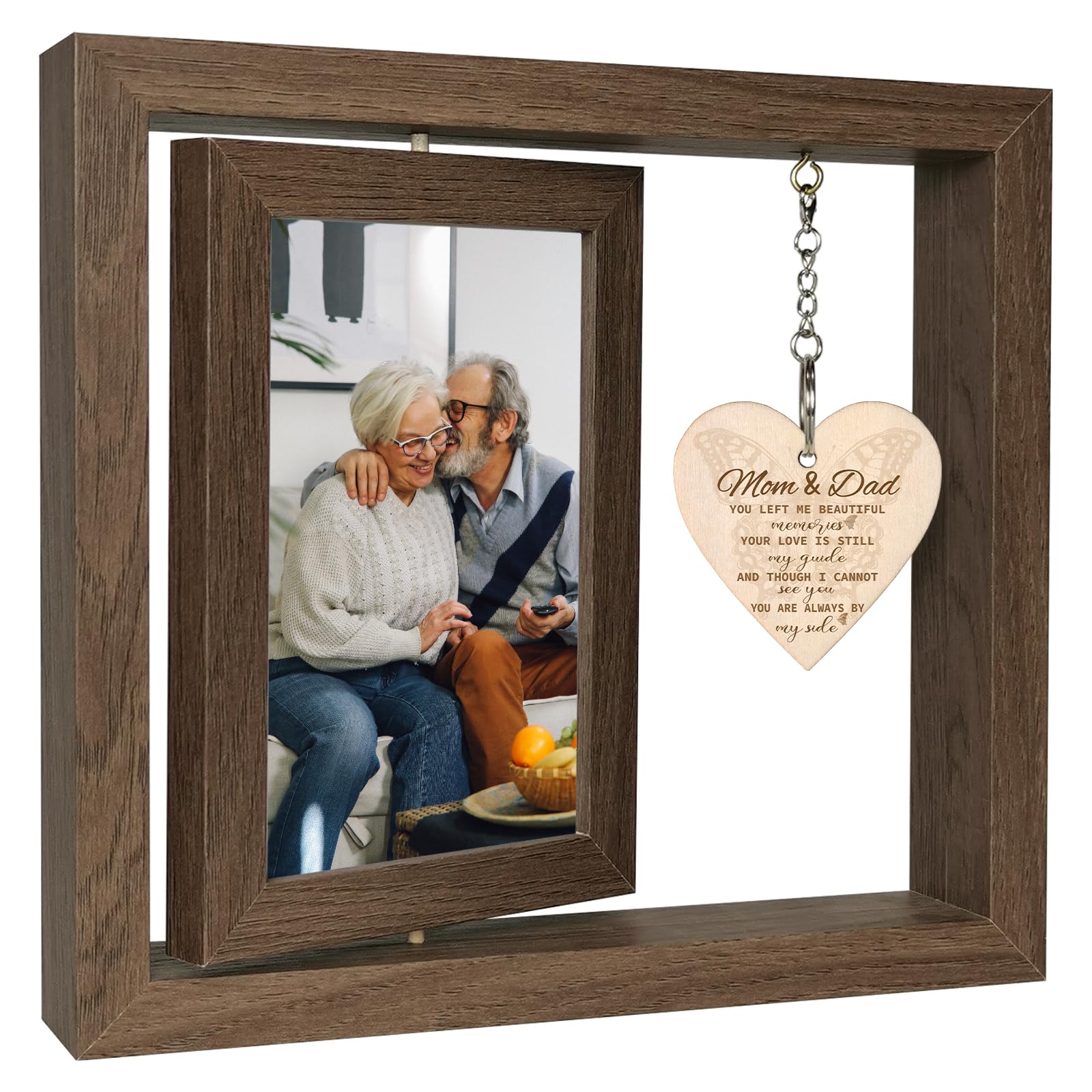 Loss of Mother & Father Sympathy Gift Memorial Gifts for Loss of Mom Dad Picture Frame, In Memory Of Loved One Gifts Grief Gifts Bereavement Gifts