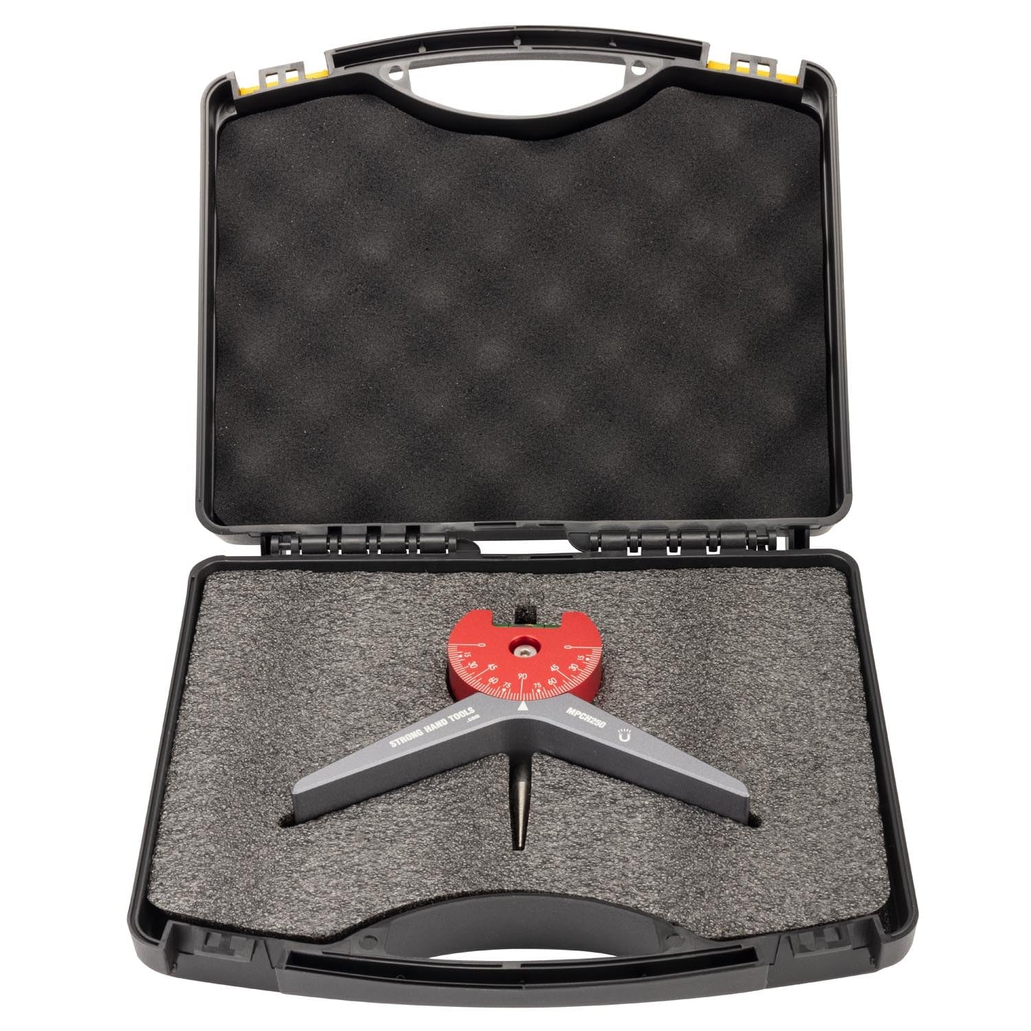 Strong Hand Tools Strong Hand, Magnetic Pipe Centering Head, Mark Pipes Over 2” Diameter, Anodized Aluminum, 360° Rotatable Dial, MPCH250