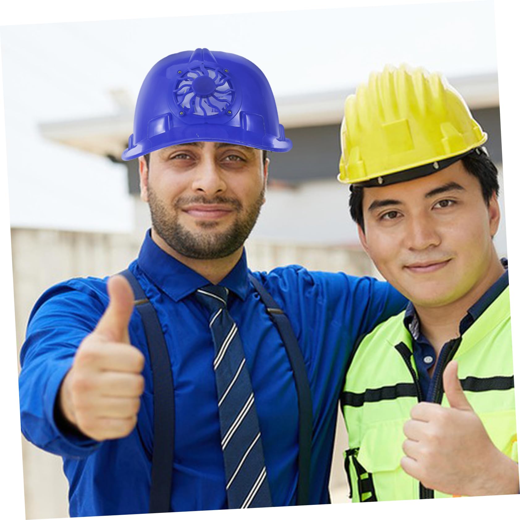 ARTIBETTER Casco protección Solar Sombrero de construcción Sombrero antideslumbrante Sombrero de Seguridad para la construcción el plastico
