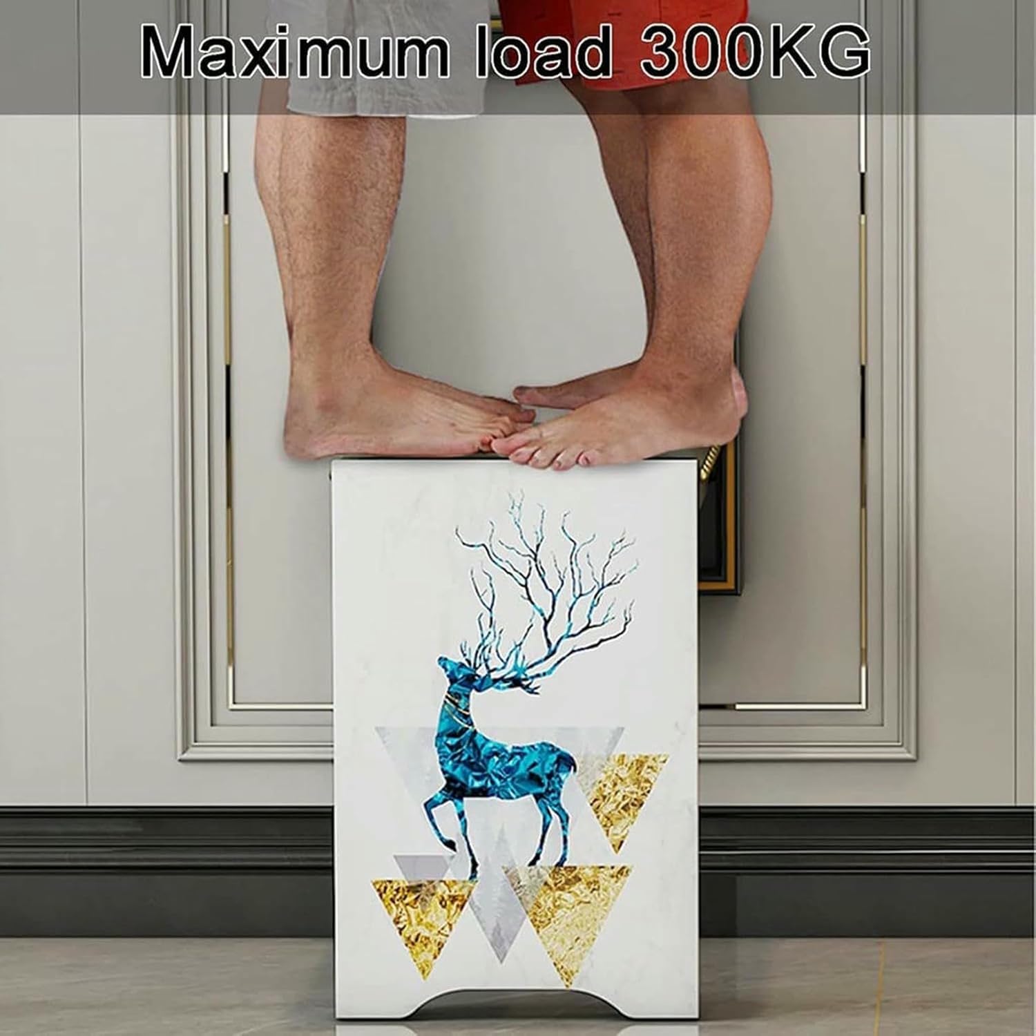Invisible Shoe Changing Stool, Folding Chair Invisible with PU Leather, Wall-Mounted Folding Chair, Wall-Mounted Entryway Stool Bench
