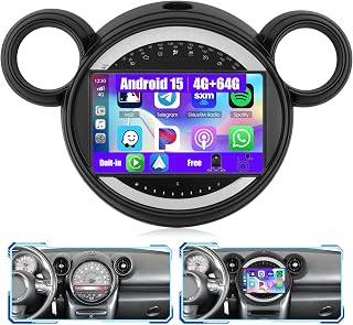 [4+64GB] Android Car Radio for Mini Cooper Clubman 2008-2014 with 5Ghz WiFi